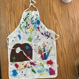 Colorful Paint Splatter Apron